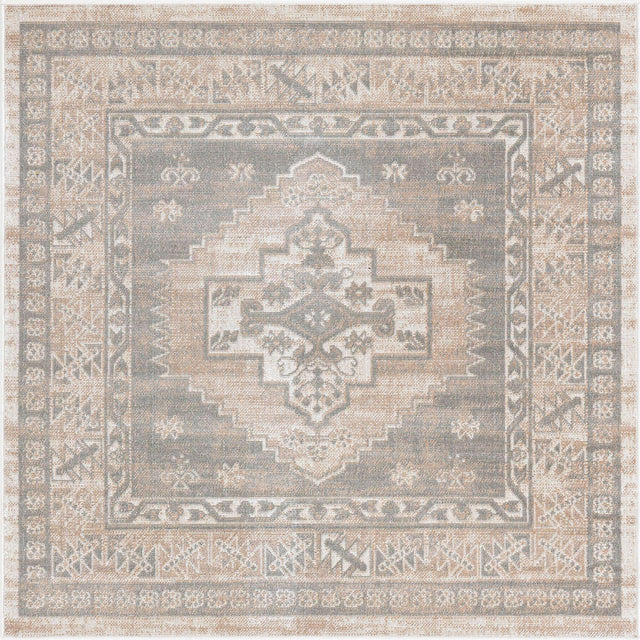 Mink 5' 3 x 5' 3 Whitney Square Area Rug