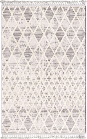 Gray 6' x 9' Arlo Rectangle Area Rug 100% Polypropylene With Cotton Backing Easy Clean Indoor Living Room Bedroom Dining Office Carpet for Sale at Rug Engine