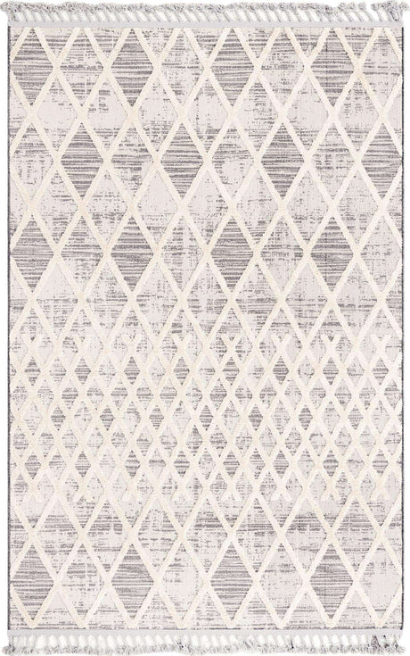 Gray 6' x 9' Arlo Rectangle Area Rug 100% Polypropylene With Cotton Backing Easy Clean Indoor Living Room Bedroom Dining Office Carpet for Sale at Rug Engine