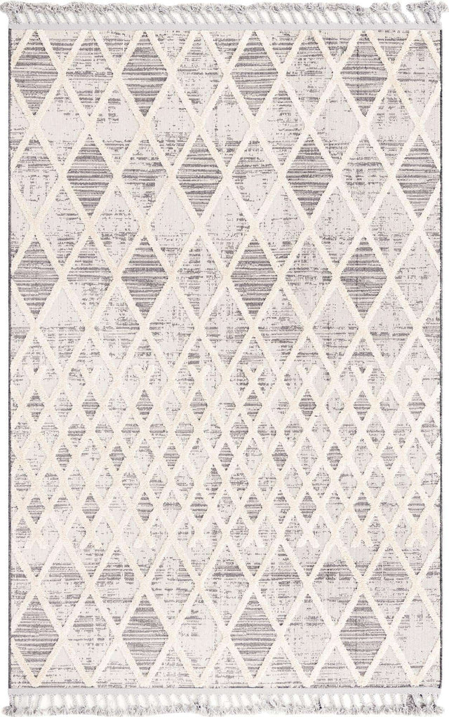 Gray 6' x 9' Arlo Rectangle Area Rug 100% Polypropylene With Cotton Backing Easy Clean Indoor Living Room Bedroom Dining Office Carpet for Sale at Rug Engine