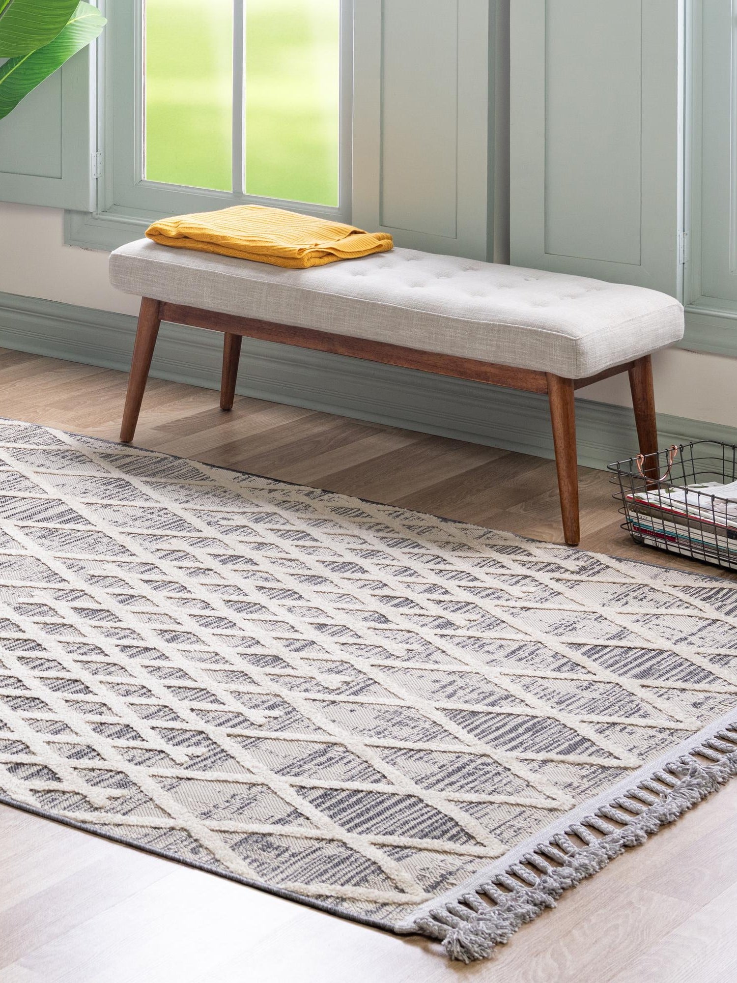 Gray 6' x 9' Arlo Rectangle Area Rug 100% Polypropylene With Cotton Backing Easy Clean Indoor Living Room Bedroom Dining Office Carpet for Sale at Rug Engine