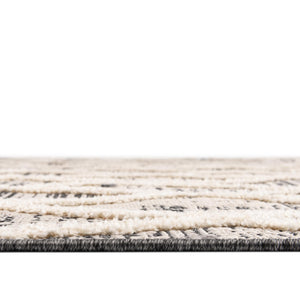 Gray 4' x 6' Arlo Rectangle Area Rug 100% Polypropylene With Cotton Backing Easy Clean Indoor Living Room Bedroom Dining Office Carpet for Sale at Rug Engine