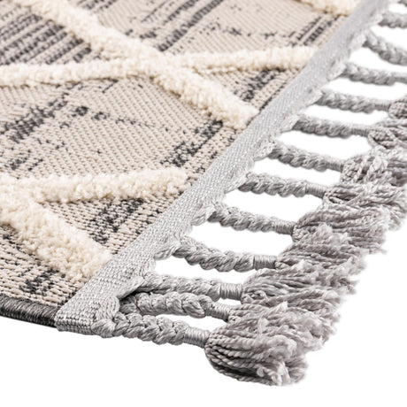 Gray 6' x 9' Arlo Rectangle Area Rug 100% Polypropylene With Cotton Backing Easy Clean Indoor Living Room Bedroom Dining Office Carpet for Sale at Rug Engine