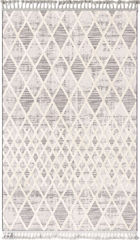 Gray 5' 3 x 8' Arlo Rectangle Area Rug 100% Polypropylene With Cotton Backing Easy Clean Indoor Living Room Bedroom Dining Office Carpet for Sale at Rug Engine