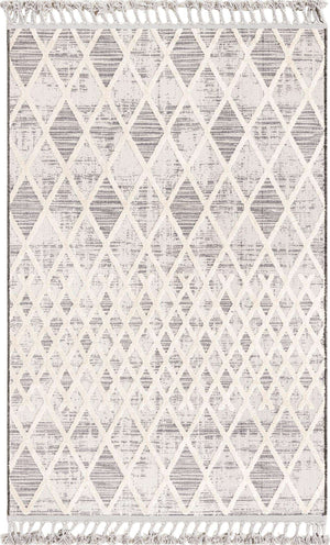 Gray 4' x 6' Arlo Rectangle Area Rug 100% Polypropylene With Cotton Backing Easy Clean Indoor Living Room Bedroom Dining Office Carpet for Sale at Rug Engine