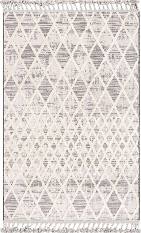 Gray 4' x 6' Arlo Rectangle Area Rug 100% Polypropylene With Cotton Backing Easy Clean Indoor Living Room Bedroom Dining Office Carpet for Sale at Rug Engine
