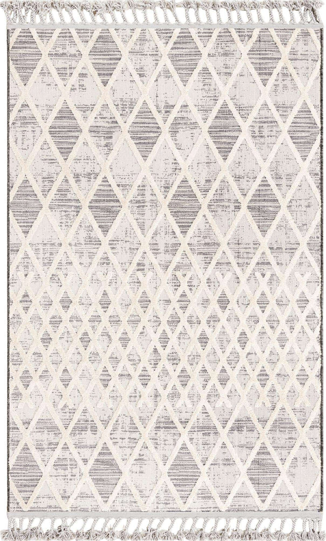 Gray 4' x 6' Arlo Rectangle Area Rug 100% Polypropylene With Cotton Backing Easy Clean Indoor Living Room Bedroom Dining Office Carpet for Sale at Rug Engine