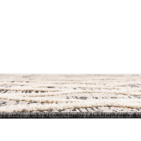 Gray 3' 3 x 3' 3 Arlo Round Area Rug 100% Polypropylene With Cotton Backing Easy Clean Indoor Living Room Bedroom Dining Office Carpet for Sale at Rug Engine
