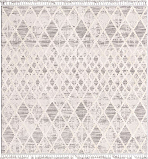 Gray 9' 10 x 9' 10 Arlo Square Area Rug 100% Polypropylene With Cotton Backing Easy Clean Indoor Living Room Bedroom Dining Office Carpet for Sale at Rug Engine