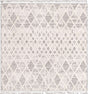 Gray 9' 10 x 9' 10 Arlo Square Area Rug 100% Polypropylene With Cotton Backing Easy Clean Indoor Living Room Bedroom Dining Office Carpet for Sale at Rug Engine
