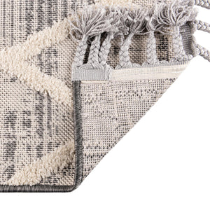 Gray 9' 10 x 9' 10 Arlo Square Area Rug 100% Polypropylene With Cotton Backing Easy Clean Indoor Living Room Bedroom Dining Office Carpet for Sale at Rug Engine