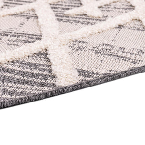 Gray 7' 10 x 10' Arlo Oval Area Rug 100% Polypropylene With Cotton Backing Easy Clean Indoor Living Room Bedroom Dining Office Carpet for Sale at Rug Engine