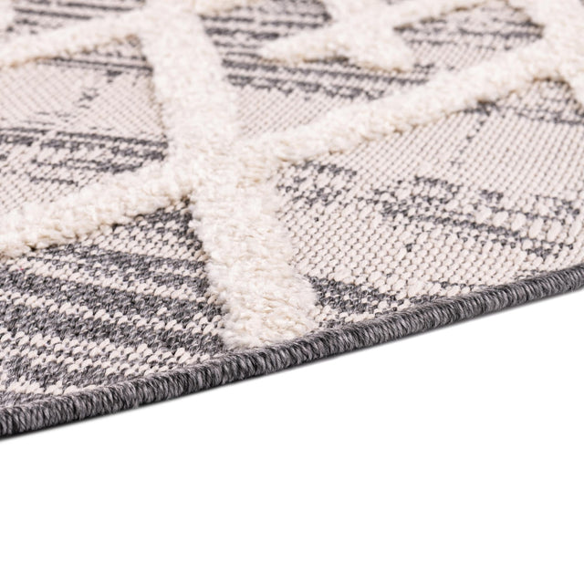 Gray 7' 10 x 10' Arlo Oval Area Rug 100% Polypropylene With Cotton Backing Easy Clean Indoor Living Room Bedroom Dining Office Carpet for Sale at Rug Engine