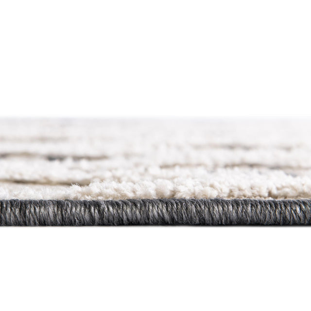 Gray 2' x 6' Arlo Runner Area Rug 100% Polypropylene With Cotton Backing Easy Clean Indoor Living Room Bedroom Dining Office Carpet for Sale at Rug Engine