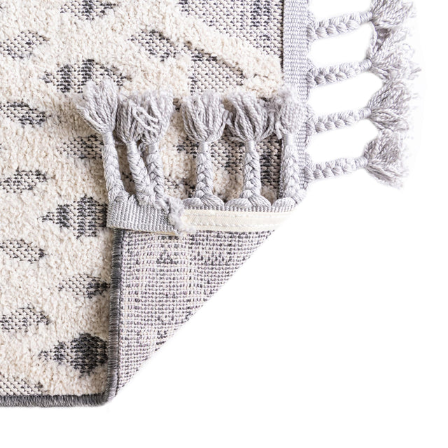 Gray 2' 7 x 12' Arlo Runner Area Rug 100% Polypropylene With Cotton Backing Easy Clean Indoor Living Room Bedroom Dining Office Carpet for Sale at Rug Engine