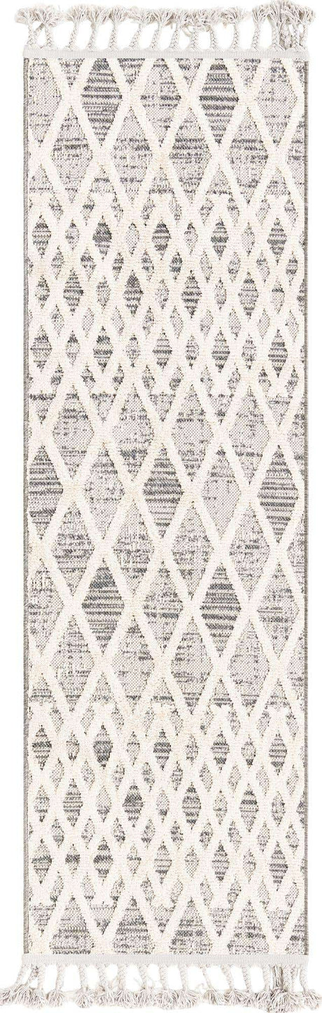 Gray 2' x 6' Arlo Runner Area Rug 100% Polypropylene With Cotton Backing Easy Clean Indoor Living Room Bedroom Dining Office Carpet for Sale at Rug Engine