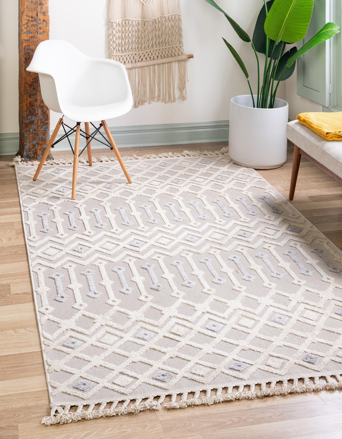 Sandy Beige 5' 3 x 8' Arlo Rectangle Area Rug 100% Polypropylene With Cotton Backing Easy Clean Indoor Living Room Bedroom Dining Office Carpet for Sale at Rug Engine