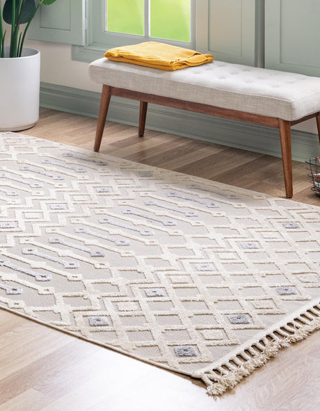 Sandy Beige 7' 10 x 11' Arlo Rectangle Area Rug 100% Polypropylene With Cotton Backing Easy Clean Indoor Living Room Bedroom Dining Office Carpet for Sale at Rug Engine
