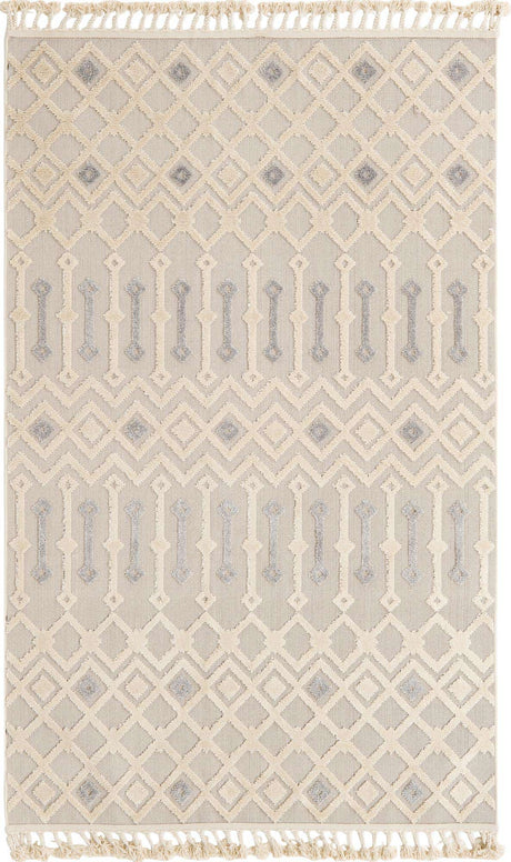 Sandy Beige 5' 3 x 8' Arlo Rectangle Area Rug 100% Polypropylene With Cotton Backing Easy Clean Indoor Living Room Bedroom Dining Office Carpet for Sale at Rug Engine