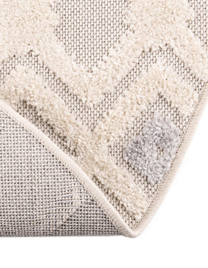 Sandy Beige 3' 3 x 3' 3 Arlo Round Area Rug 100% Polypropylene With Cotton Backing Easy Clean Indoor Living Room Bedroom Dining Office Carpet for Sale at Rug Engine