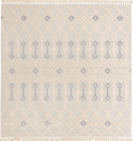 Sandy Beige 9' 10 x 9' 10 Arlo Square Area Rug 100% Polypropylene With Cotton Backing Easy Clean Indoor Living Room Bedroom Dining Office Carpet for Sale at Rug Engine