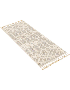 Sandy Beige 2' x 6' Arlo Runner Area Rug 100% Polypropylene With Cotton Backing Easy Clean Indoor Living Room Bedroom Dining Office Carpet for Sale at Rug Engine
