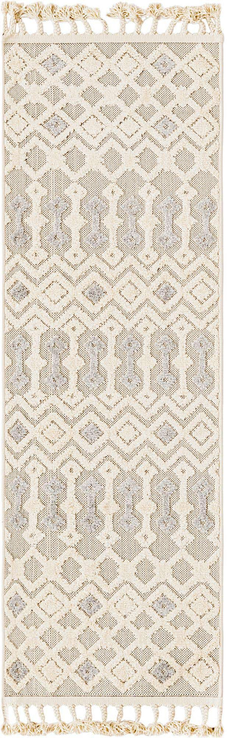 Sandy Beige 2' x 6' Arlo Runner Area Rug 100% Polypropylene With Cotton Backing Easy Clean Indoor Living Room Bedroom Dining Office Carpet for Sale at Rug Engine