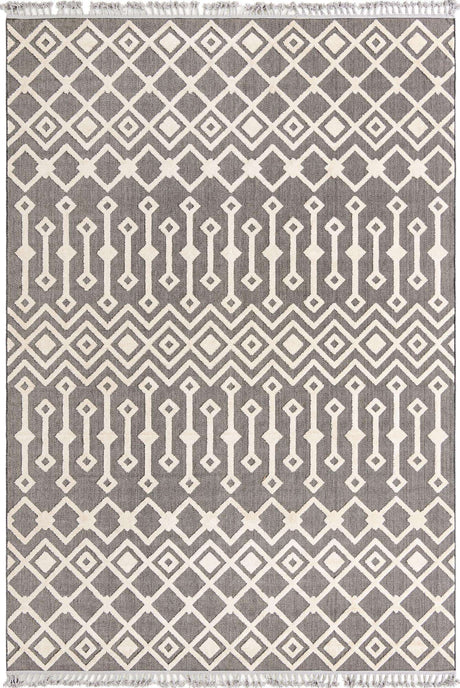 Charcoal 9' 10 x 14' Arlo Rectangle Area Rug 100% Polypropylene With Cotton Backing Easy Clean Indoor Living Room Bedroom Dining Office Carpet for Sale at Rug Engine