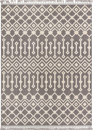 Charcoal 7' 10 x 10' Arlo Rectangle Area Rug 100% Polypropylene With Cotton Backing Easy Clean Indoor Living Room Bedroom Dining Office Carpet for Sale at Rug Engine