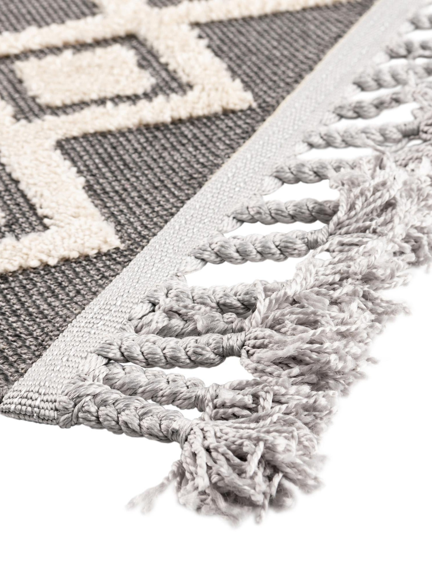 Charcoal 5' 3 x 8' Arlo Rectangle Area Rug 100% Polypropylene With Cotton Backing Easy Clean Indoor Living Room Bedroom Dining Office Carpet for Sale at Rug Engine