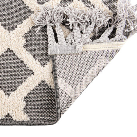 Charcoal 4' x 6' Arlo Rectangle Area Rug 100% Polypropylene With Cotton Backing Easy Clean Indoor Living Room Bedroom Dining Office Carpet for Sale at Rug Engine