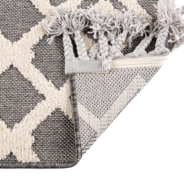 Charcoal 4' x 6' Arlo Rectangle Area Rug 100% Polypropylene With Cotton Backing Easy Clean Indoor Living Room Bedroom Dining Office Carpet for Sale at Rug Engine