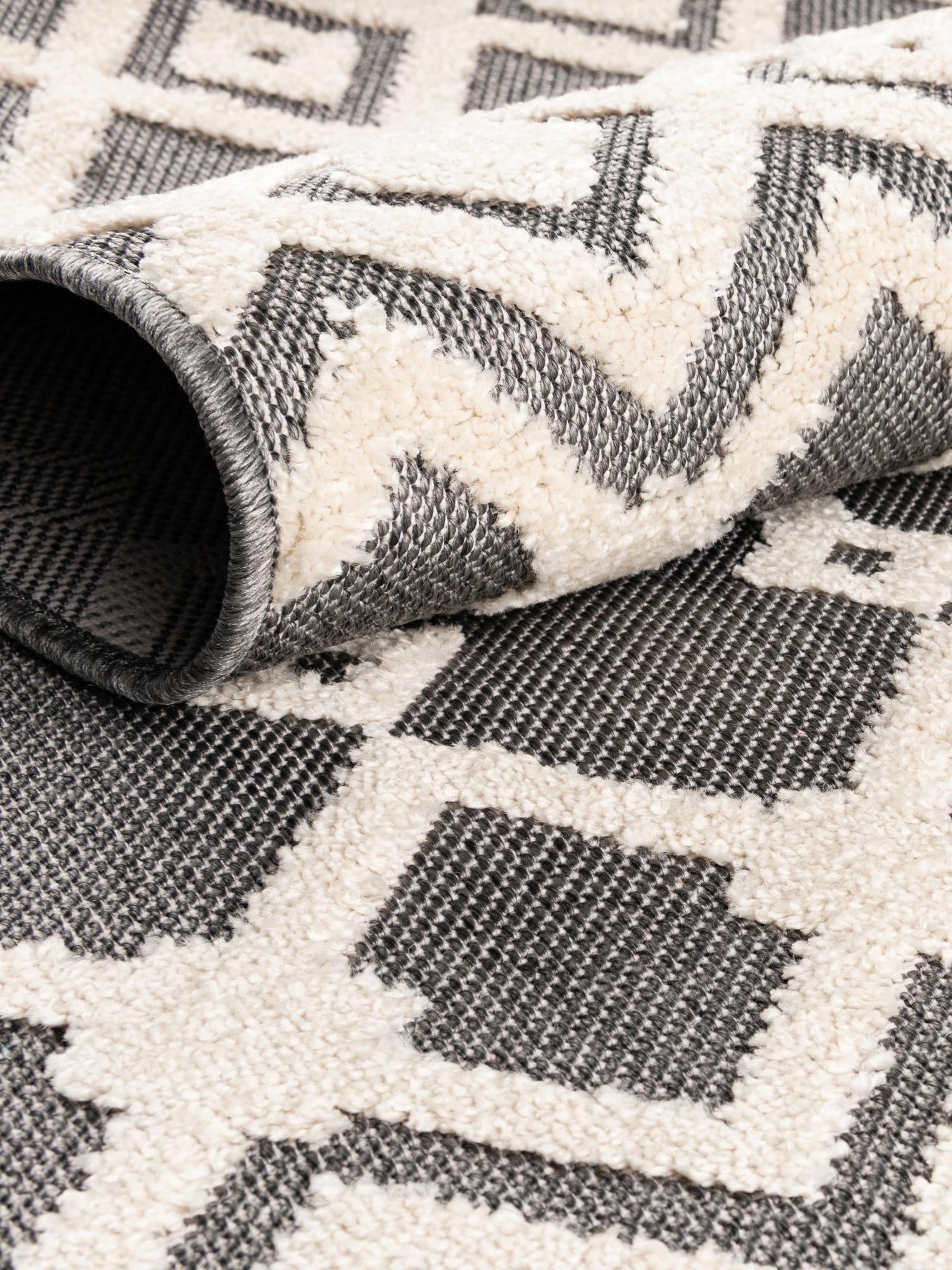 Charcoal 7' x 7' Arlo Round Area Rug 100% Polypropylene With Cotton Backing Easy Clean Indoor Living Room Bedroom Dining Office Carpet for Sale at Rug Engine