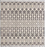 Charcoal 9' 10 x 9' 10 Arlo Square Area Rug 100% Polypropylene With Cotton Backing Easy Clean Indoor Living Room Bedroom Dining Office Carpet for Sale at Rug Engine