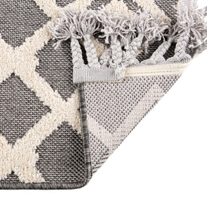 Charcoal 7' 10 x 7' 10 Arlo Square Area Rug 100% Polypropylene With Cotton Backing Easy Clean Indoor Living Room Bedroom Dining Office Carpet for Sale at Rug Engine