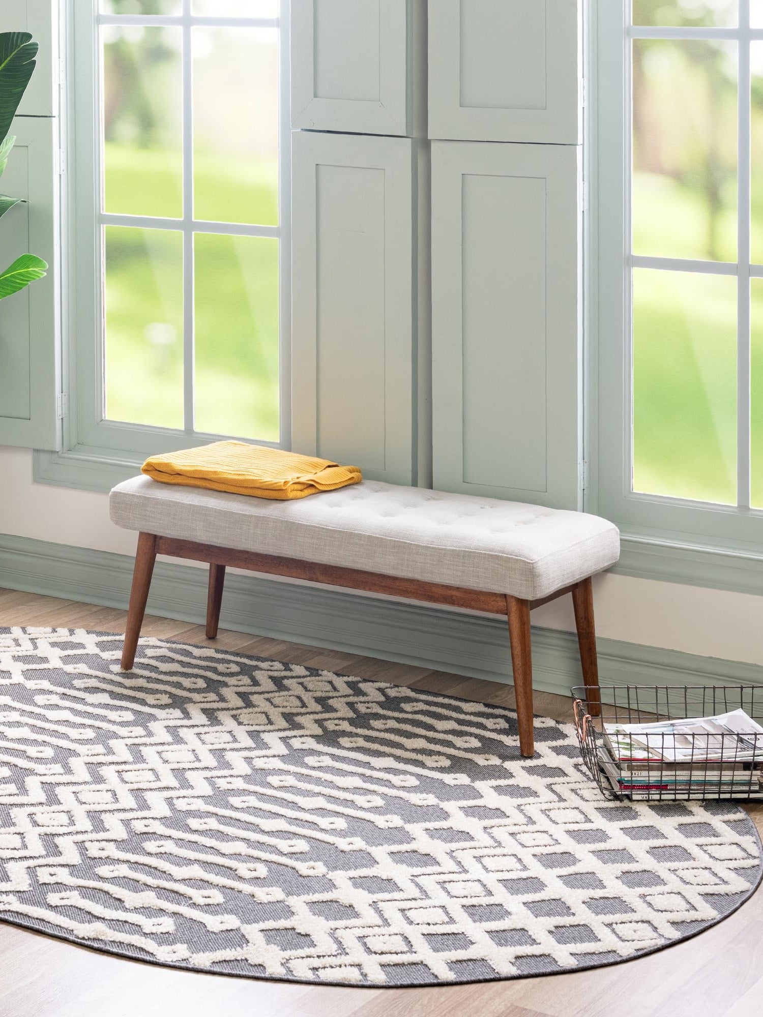 Charcoal 4' x 6' Arlo Oval Area Rug 100% Polypropylene With Cotton Backing Easy Clean Indoor Living Room Bedroom Dining Office Carpet for Sale at Rug Engine