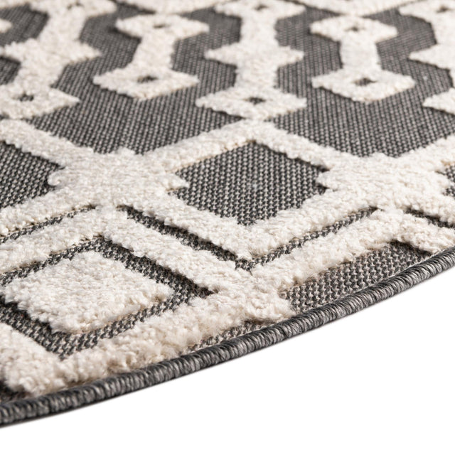 Charcoal 5' 3 x 8' Arlo Oval Area Rug 100% Polypropylene With Cotton Backing Easy Clean Indoor Living Room Bedroom Dining Office Carpet for Sale at Rug Engine