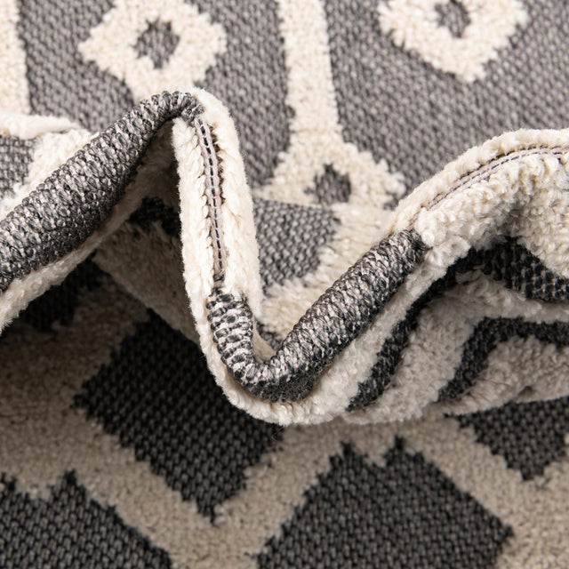 Charcoal 5' 3 x 8' Arlo Oval Area Rug 100% Polypropylene With Cotton Backing Easy Clean Indoor Living Room Bedroom Dining Office Carpet for Sale at Rug Engine