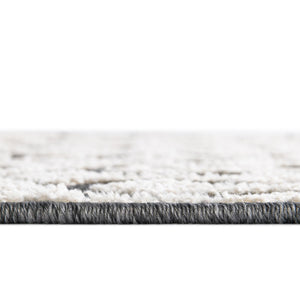 Charcoal 2' x 8' Arlo Runner Area Rug 100% Polypropylene With Cotton Backing Easy Clean Indoor Living Room Bedroom Dining Office Carpet for Sale at Rug Engine