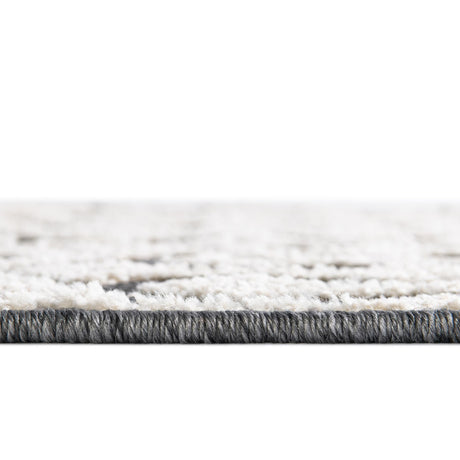 Charcoal 2' x 8' Arlo Runner Area Rug 100% Polypropylene With Cotton Backing Easy Clean Indoor Living Room Bedroom Dining Office Carpet for Sale at Rug Engine