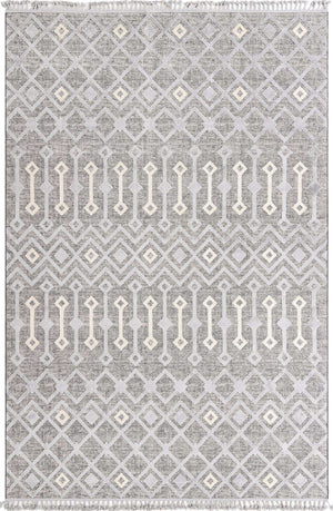 Gray 9' 10 x 14' Arlo Rectangle Area Rug 100% Polypropylene With Cotton Backing Easy Clean Indoor Living Room Bedroom Dining Office Carpet for Sale at Rug Engine