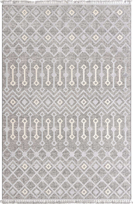 Gray 9' 10 x 14' Arlo Rectangle Area Rug 100% Polypropylene With Cotton Backing Easy Clean Indoor Living Room Bedroom Dining Office Carpet for Sale at Rug Engine