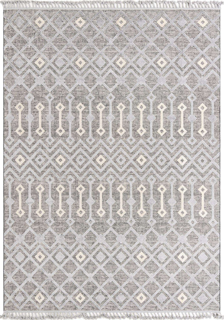 Gray 9' x 12' Arlo Rectangle Area Rug 100% Polypropylene With Cotton Backing Easy Clean Indoor Living Room Bedroom Dining Office Carpet for Sale at Rug Engine