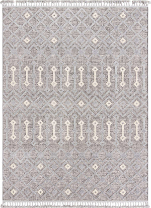 Gray 7' 10 x 10' Arlo Rectangle Area Rug 100% Polypropylene With Cotton Backing Easy Clean Indoor Living Room Bedroom Dining Office Carpet for Sale at Rug Engine