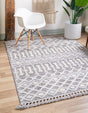 Gray 4' x 6' Arlo Rectangle Area Rug 100% Polypropylene With Cotton Backing Easy Clean Indoor Living Room Bedroom Dining Office Carpet for Sale at Rug Engine
