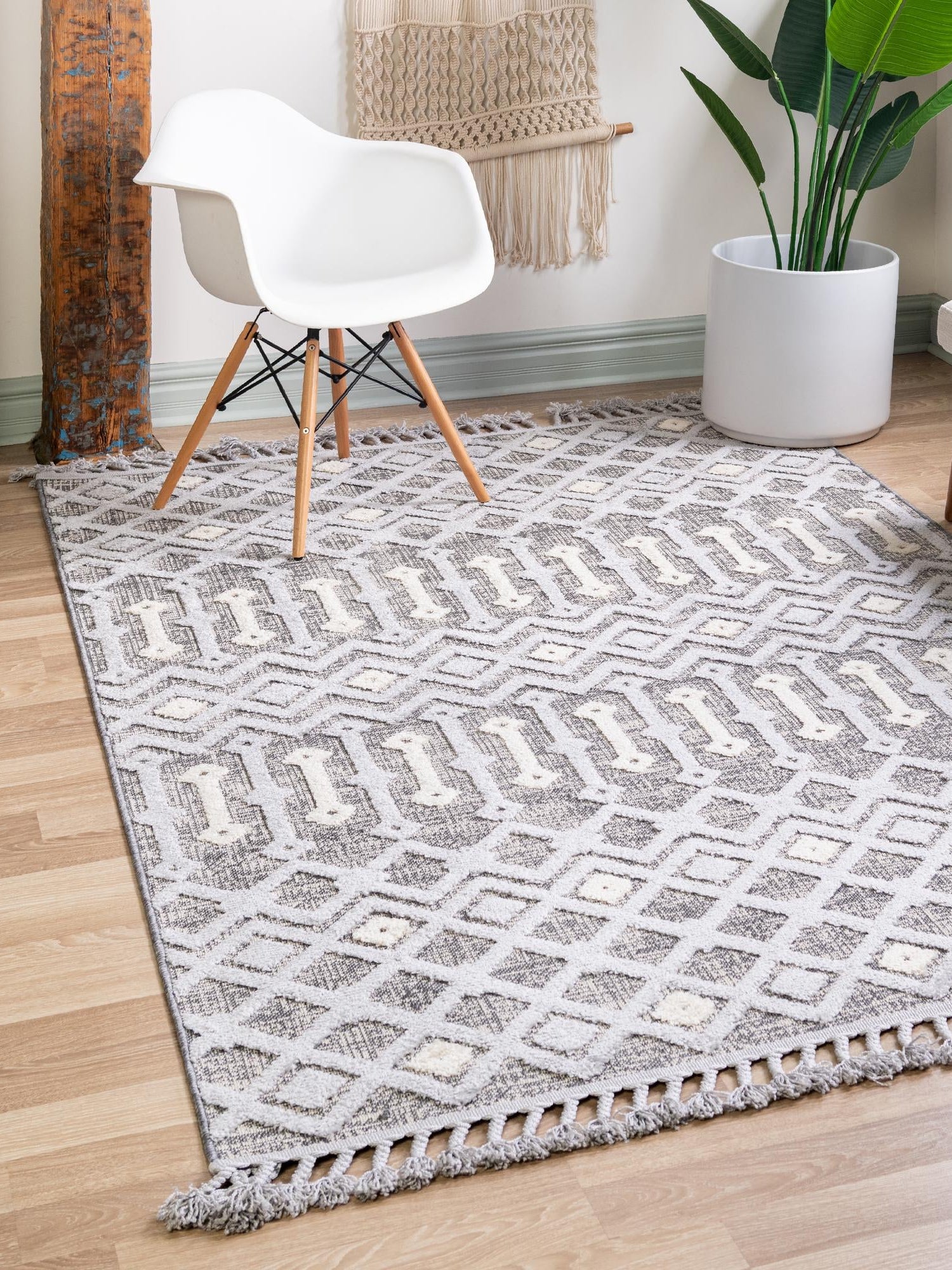 Gray 1' 4 x 1' 4 Arlo Sample Area Rug 100% Polypropylene With Cotton Backing Easy Clean Indoor Living Room Bedroom Dining Office Carpet for Sale at Rug Engine