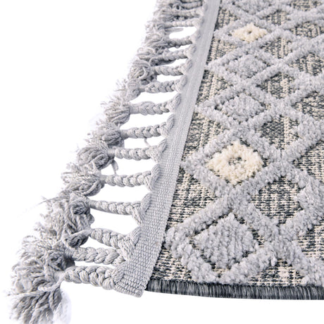 Gray 4' x 6' Arlo Rectangle Area Rug 100% Polypropylene With Cotton Backing Easy Clean Indoor Living Room Bedroom Dining Office Carpet for Sale at Rug Engine