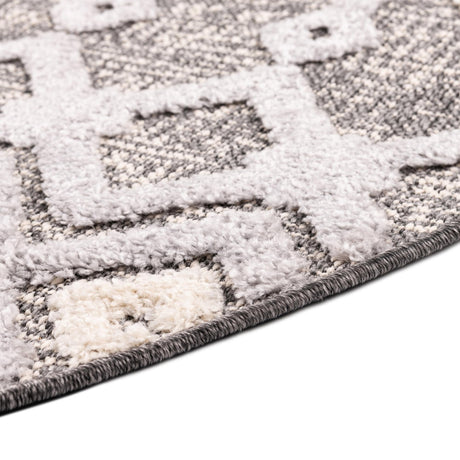 Gray 7' 10 x 10' Arlo Oval Area Rug 100% Polypropylene With Cotton Backing Easy Clean Indoor Living Room Bedroom Dining Office Carpet for Sale at Rug Engine