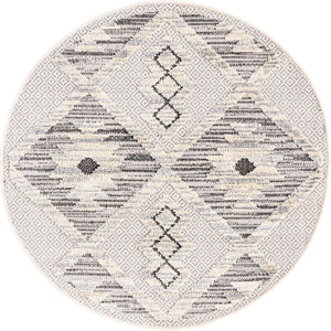 Sandy Beige 3' 3 x 3' 3 Arlo Round Area Rug 100% Polypropylene With Cotton Backing Easy Clean Indoor Living Room Bedroom Dining Office Carpet for Sale at Rug Engine