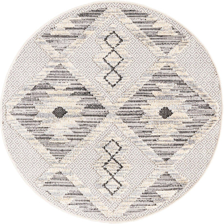 Sandy Beige 3' 3 x 3' 3 Arlo Round Area Rug 100% Polypropylene With Cotton Backing Easy Clean Indoor Living Room Bedroom Dining Office Carpet for Sale at Rug Engine